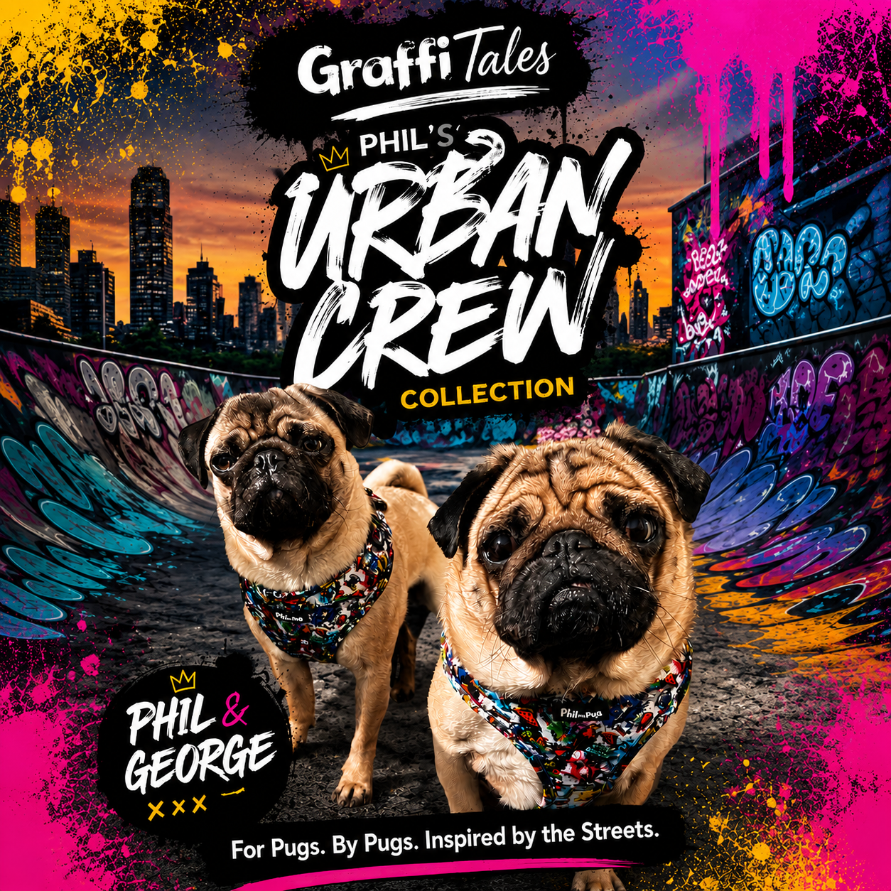 👨🏻‍🎤 GraffiTales: Phil's Urban Crew Harness Collection