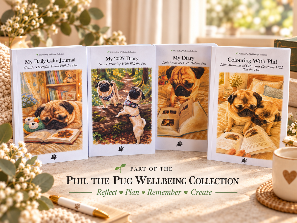 🌱 The Phil the Pug Wellbeing Collection
