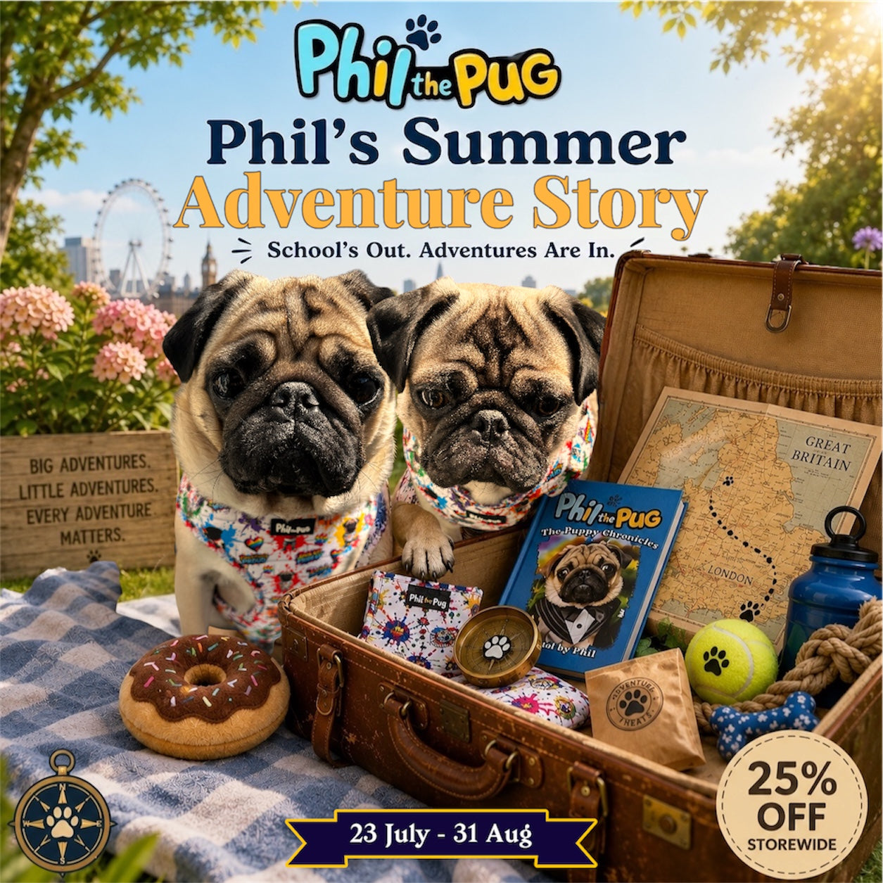 Phil's Summer Adventure Story Sale - 25% Off Everything