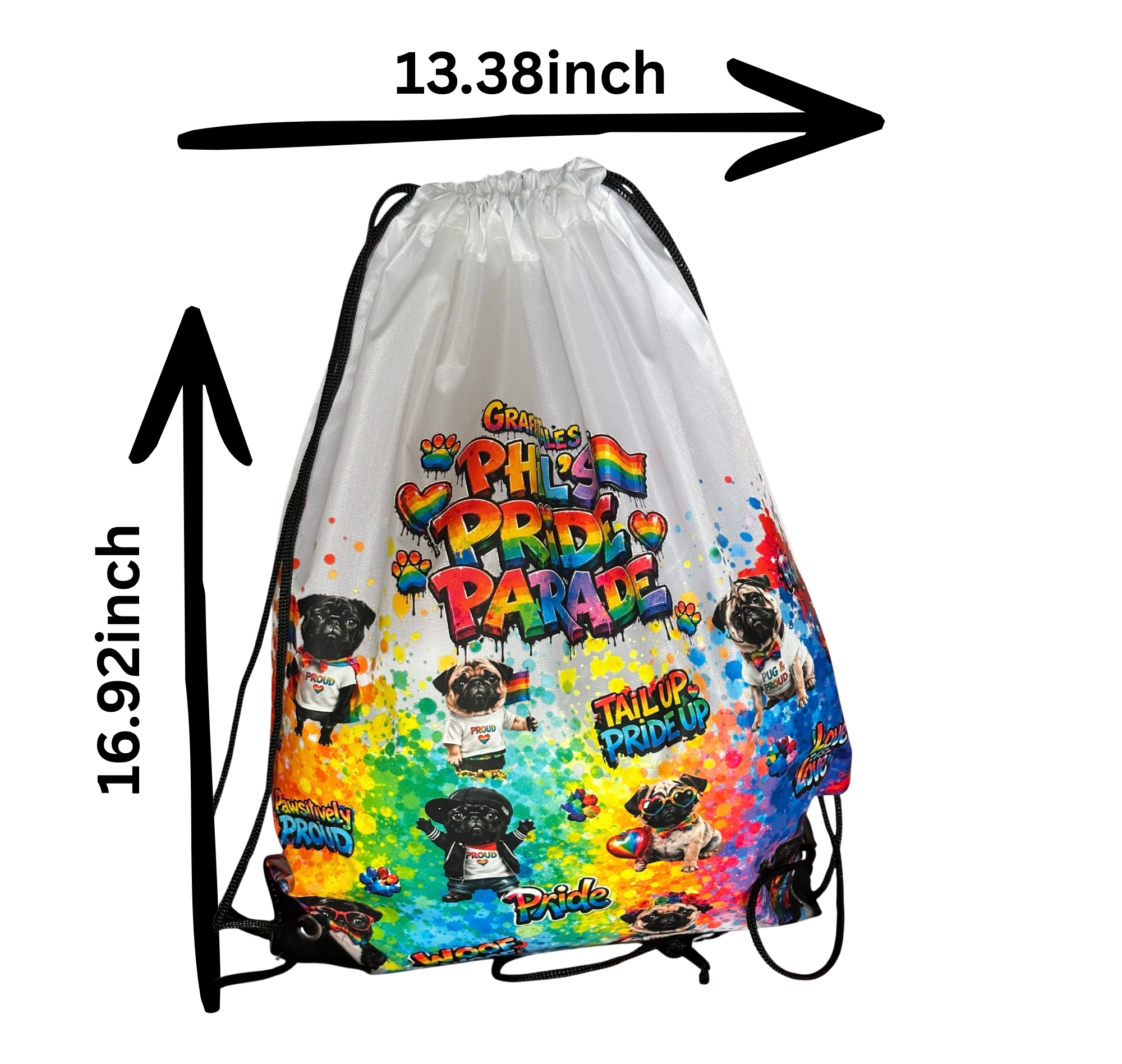 🌈 Phil’s Pride Parade Drawstring Rucksack - Limited Edition 2026