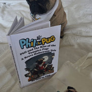 Phil and the Rise of the Vampire Pug: A Halloween Tale - Signed Children's Paperback Book