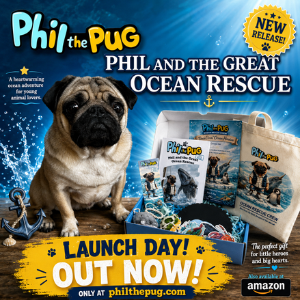 Phil the Pug: Phil and the Great Ocean Rescue Deluxe Gift Box Set