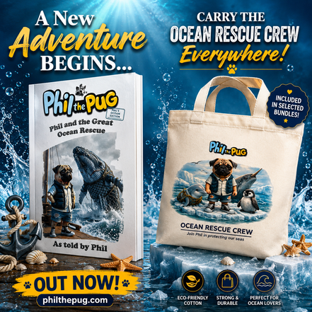 Phil the Pug: Phil and the Great Ocean Rescue Deluxe Gift Box Set