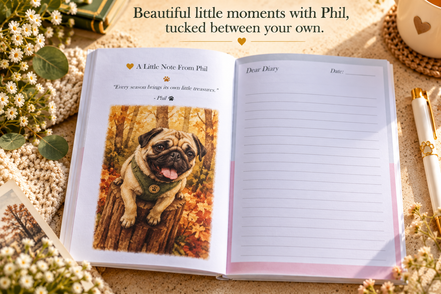 🌱 The Phil the Pug Wellbeing Collection – Complete Four-Book Gift Set