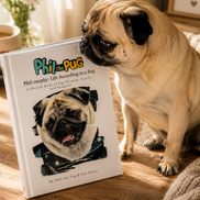Phil-osophy: Life According to a Pug - A Picture Book of Pug Wisdom, Snacks, and Snuggles  By Phil the Pug & Kaz Rance