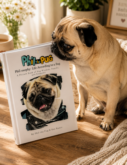 Phil-osophy: Life According to a Pug - A Picture Book of Pug Wisdom, Snacks, and Snuggles  By Phil the Pug & Kaz Rance