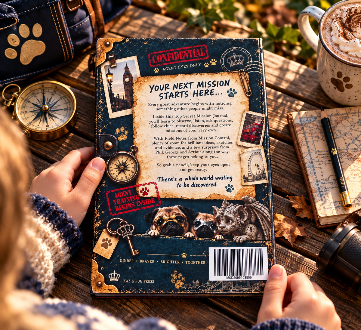 🇬🇧 Phil the Pug – Top Secret London Hero Mission Journal