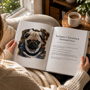 Phil-osophy: Life According to a Pug - A Picture Book of Pug Wisdom, Snacks, and Snuggles  By Phil the Pug & Kaz Rance (Signed Paperback Edition)