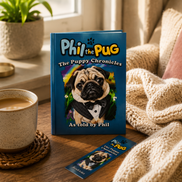 Phil The Pug - The Puppy Chronicles (Paperback Signed Paperback Edition)