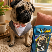 Phil The Pug - The Puppy Chronicles (Paperback Signed Paperback Edition)