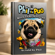 Phil the Pug – Born To Be A Legend (Signed Paperback Edition)