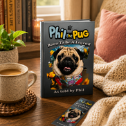 Phil the Pug – Born To Be A Legend (Signed Paperback Edition)