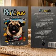 Phil the Pug – Born To Be A Legend (Signed Paperback Edition)