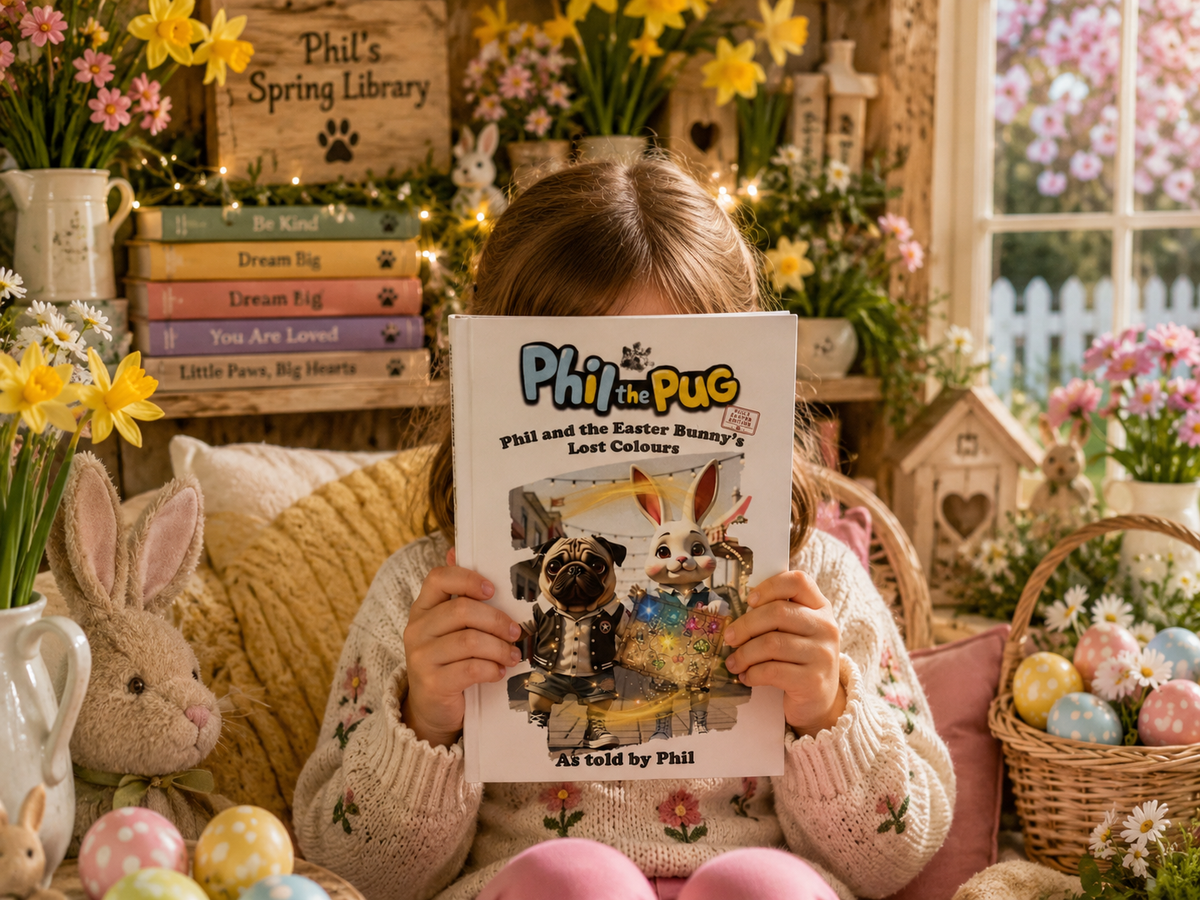 🌼 Phil and the Easter Bunny's Lost Colours (Signed Paperback Edition)