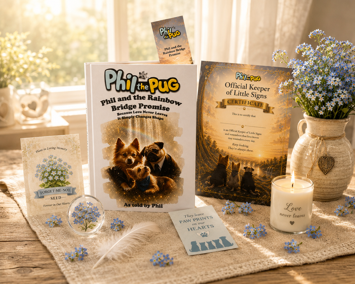 🌈 Phil and the Rainbow Bridge Promise - Keepsake Book Box