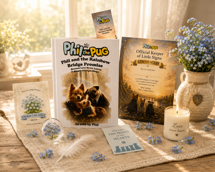 🌈 Phil and the Rainbow Bridge Promise - Keepsake Book Box