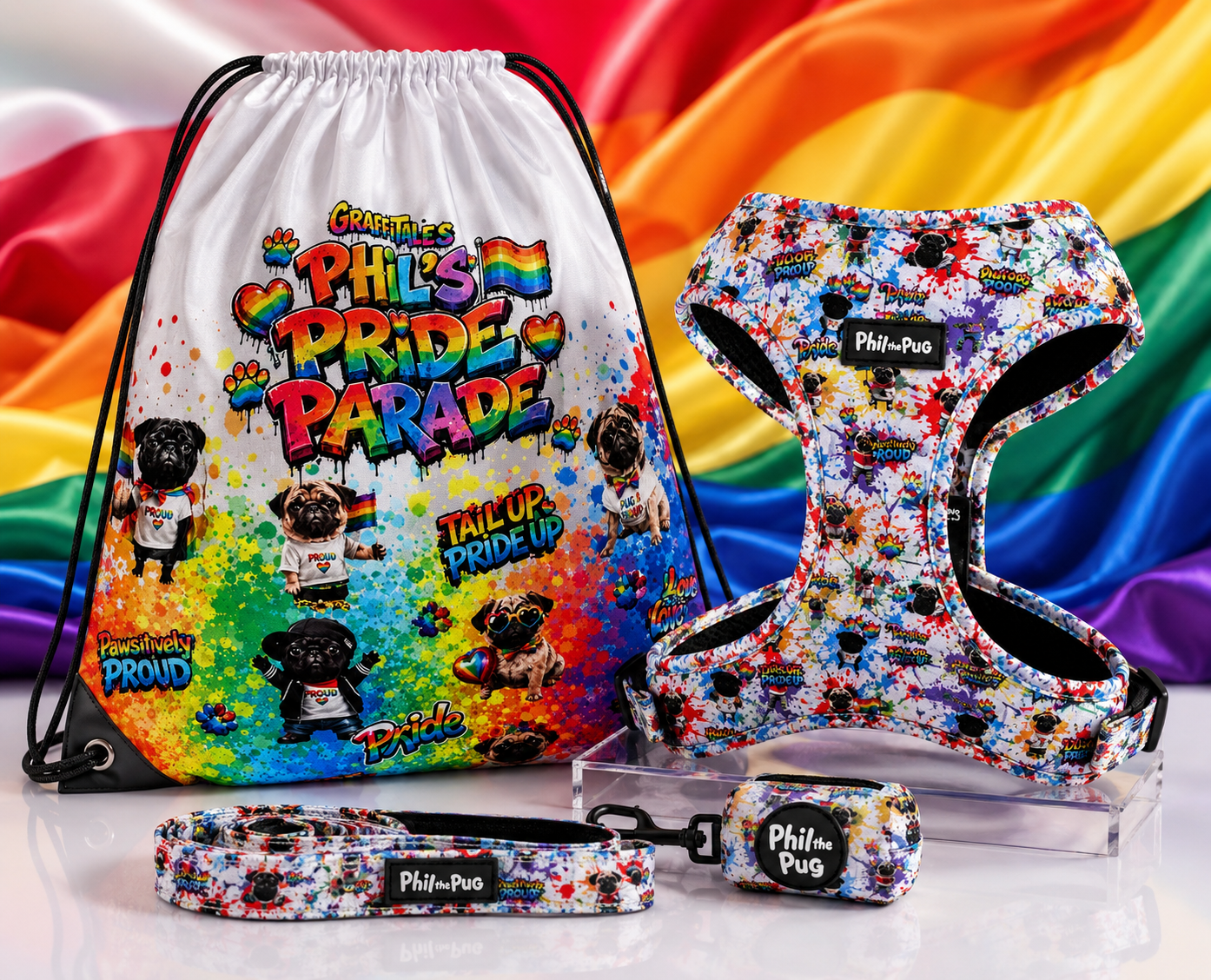 🌈 Phil’s Pride Parade Collection & Limited Edition Drawstring Rucksack