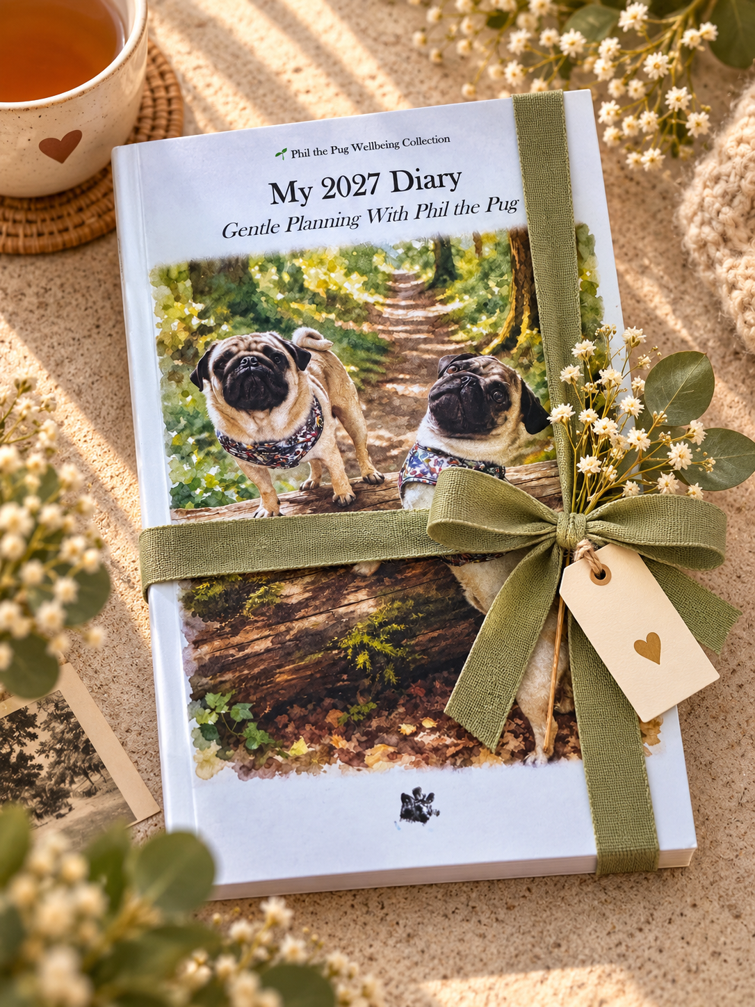 🌱 My 2027 Diary – Gentle Planning With Phil the Pug - Part of the Phil the Pug Wellbeing Collection 🌱
