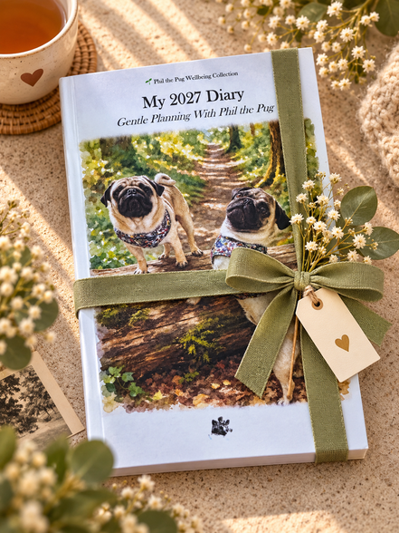 🌱 My 2027 Diary – Gentle Planning With Phil the Pug - Part of the Phil the Pug Wellbeing Collection 🌱