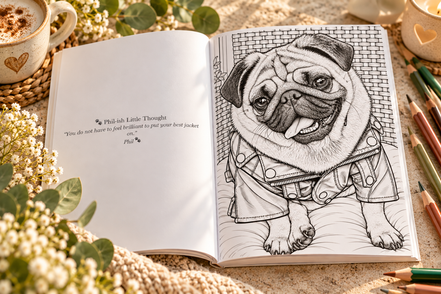 🌱 The Phil the Pug Wellbeing Collection – Complete Four-Book Gift Set