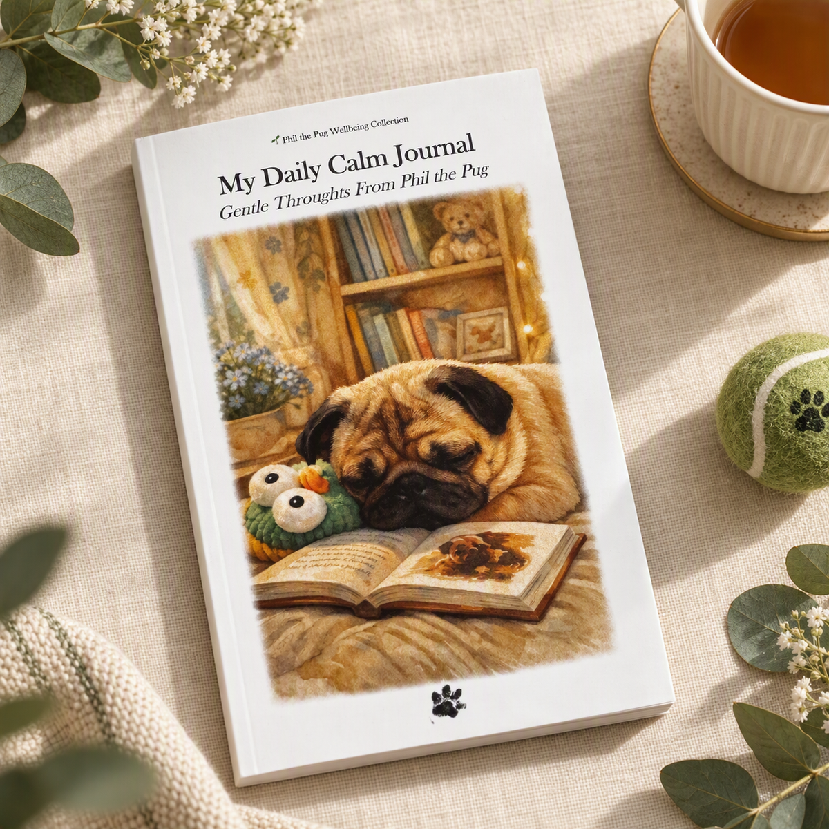 🌱 The Phil the Pug Wellbeing Collection – Complete Four-Book Gift Set