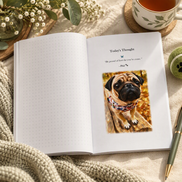 🌱 My Daily Calm Journal – Gentle Thoughts From Phil the Pug - Part of the Phil the Pug Wellbeing Collection 🌱