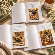 🌱 My Daily Calm Journal – Gentle Thoughts From Phil the Pug - Part of the Phil the Pug Wellbeing Collection 🌱