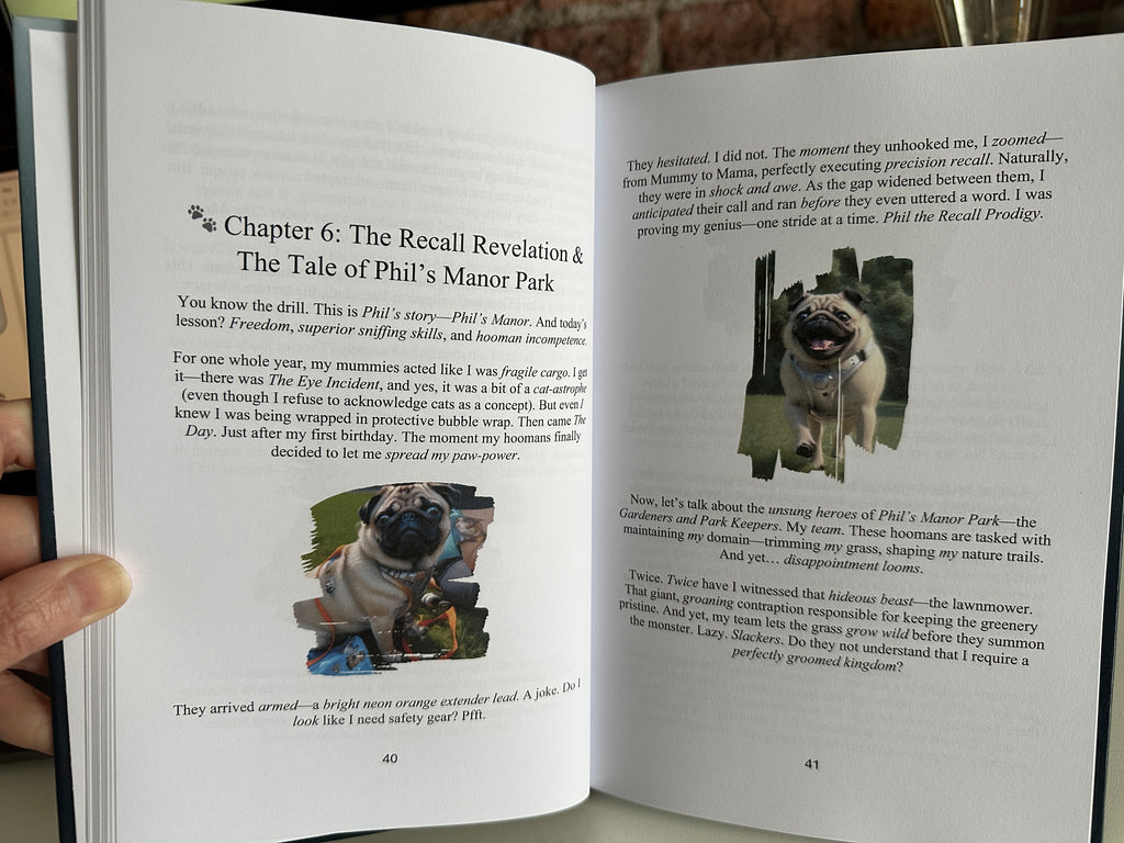 Phil the Pug - Born to be a Legend - Signed Edition - Hardback