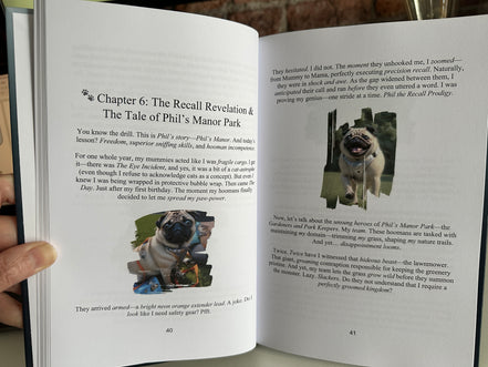 Phil the Pug - Born to be a Legend - Signed Edition - Hardback