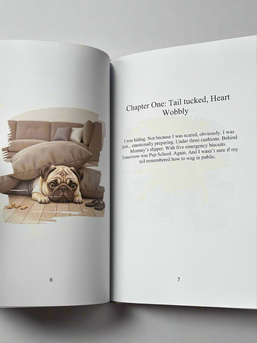 Phil the Pug - Phil and the Big Back-to-School Snuffle - Signed Edition - Children's Paperback Book