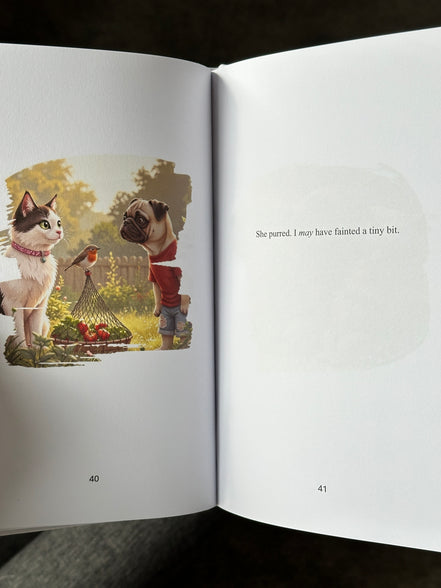 Phil the Pug - Phil and the Cat who Almost Liked Him - Signed Edition - Children's Paperback Book