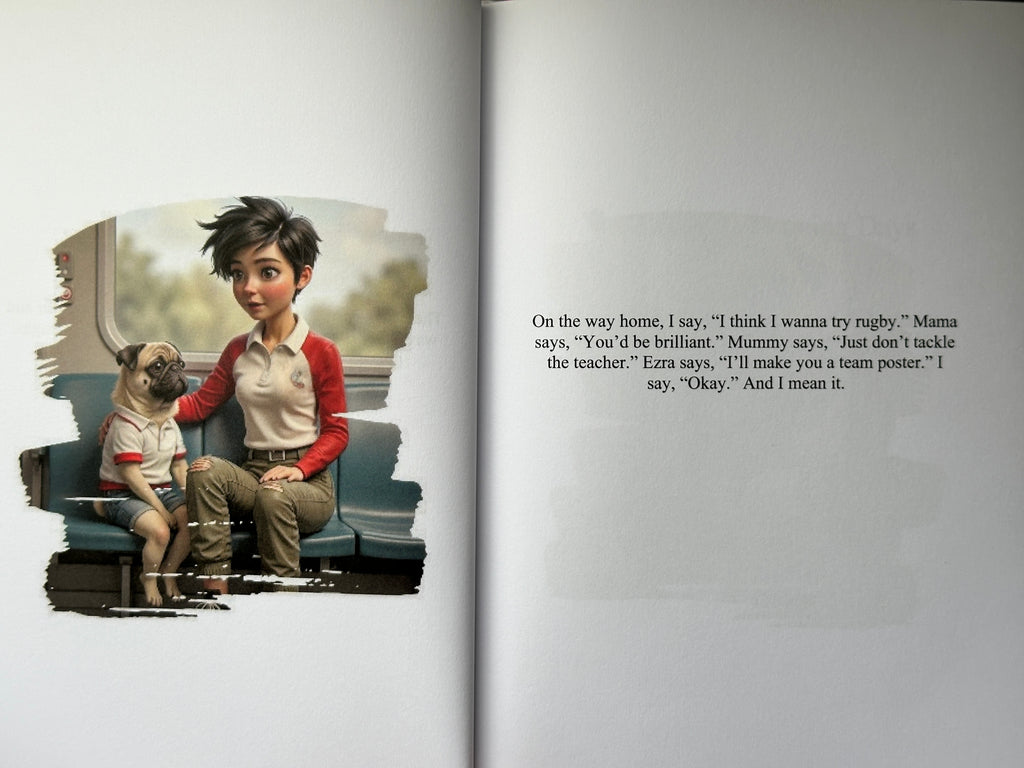 Phil the Pug - Phil and the Pug Phlip: The Match that Mattered - Signed Edition Children's Hardback Book