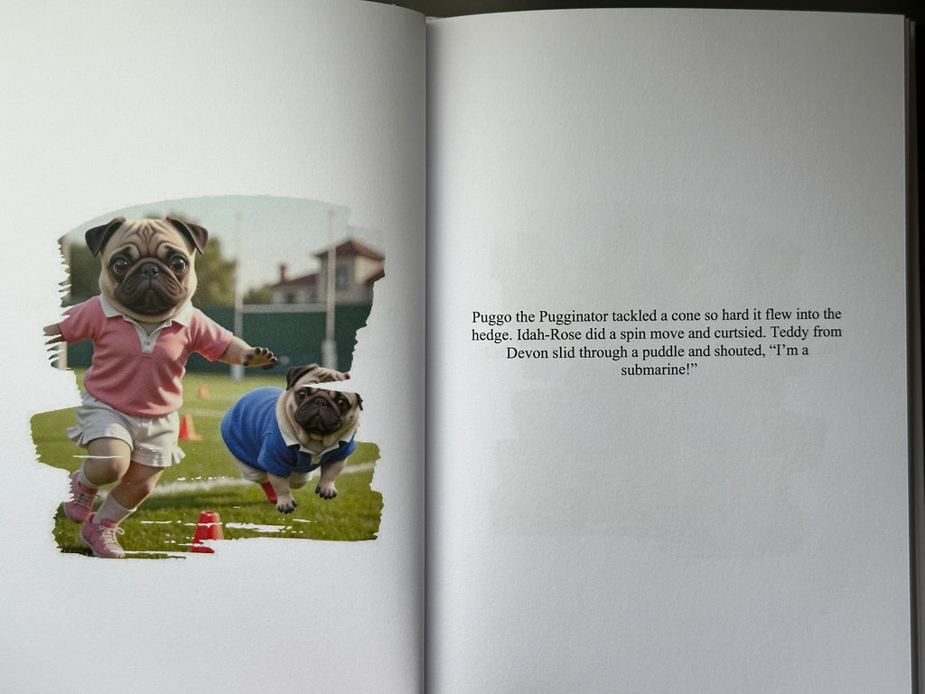 Phil the Pug - Phil and the Pug Phlip: The Match that Mattered - Signed Edition Children's Hardback Book