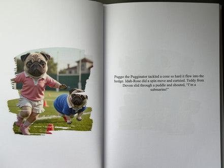 Phil the Pug - Phil and the Pug Phlip: The Match that Mattered - Signed Edition Children's Paperback Book