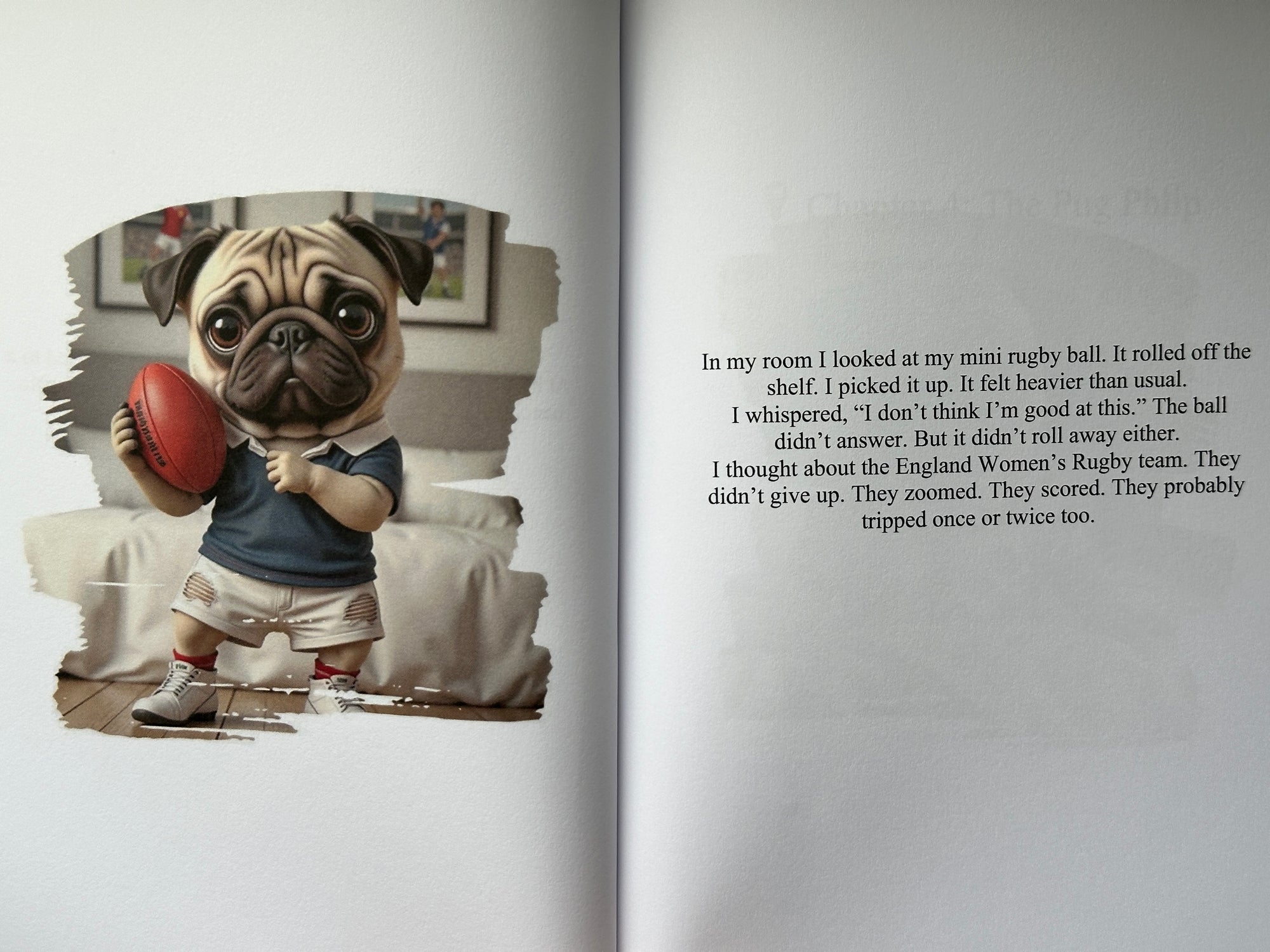 Phil the Pug - Phil and the Pug Phlip: The Match that Mattered - Signed Edition Children's Hardback Book