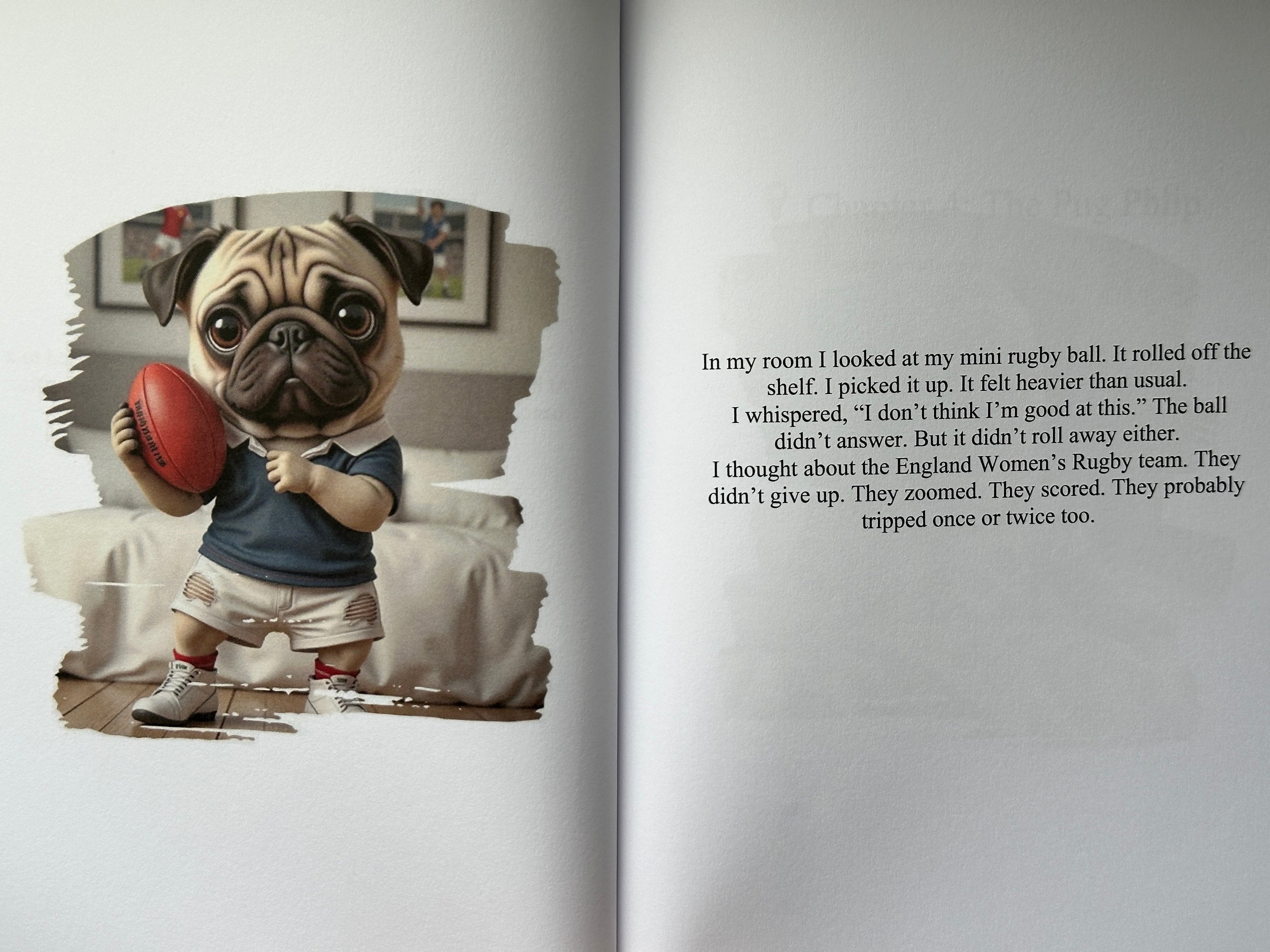 Phil the Pug - Phil and the Pug Phlip: The Match that Mattered - Signed Edition Children's Paperback Book