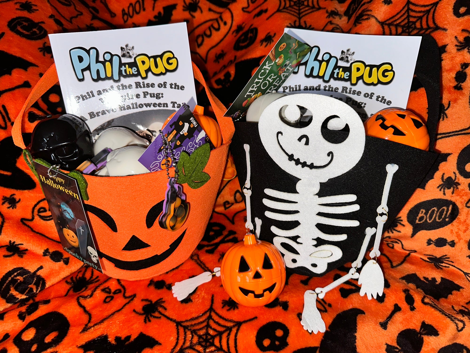 Phil and the Rise of the Vampire Pug: A Halloween Tale - Signed Children's Paperback Book