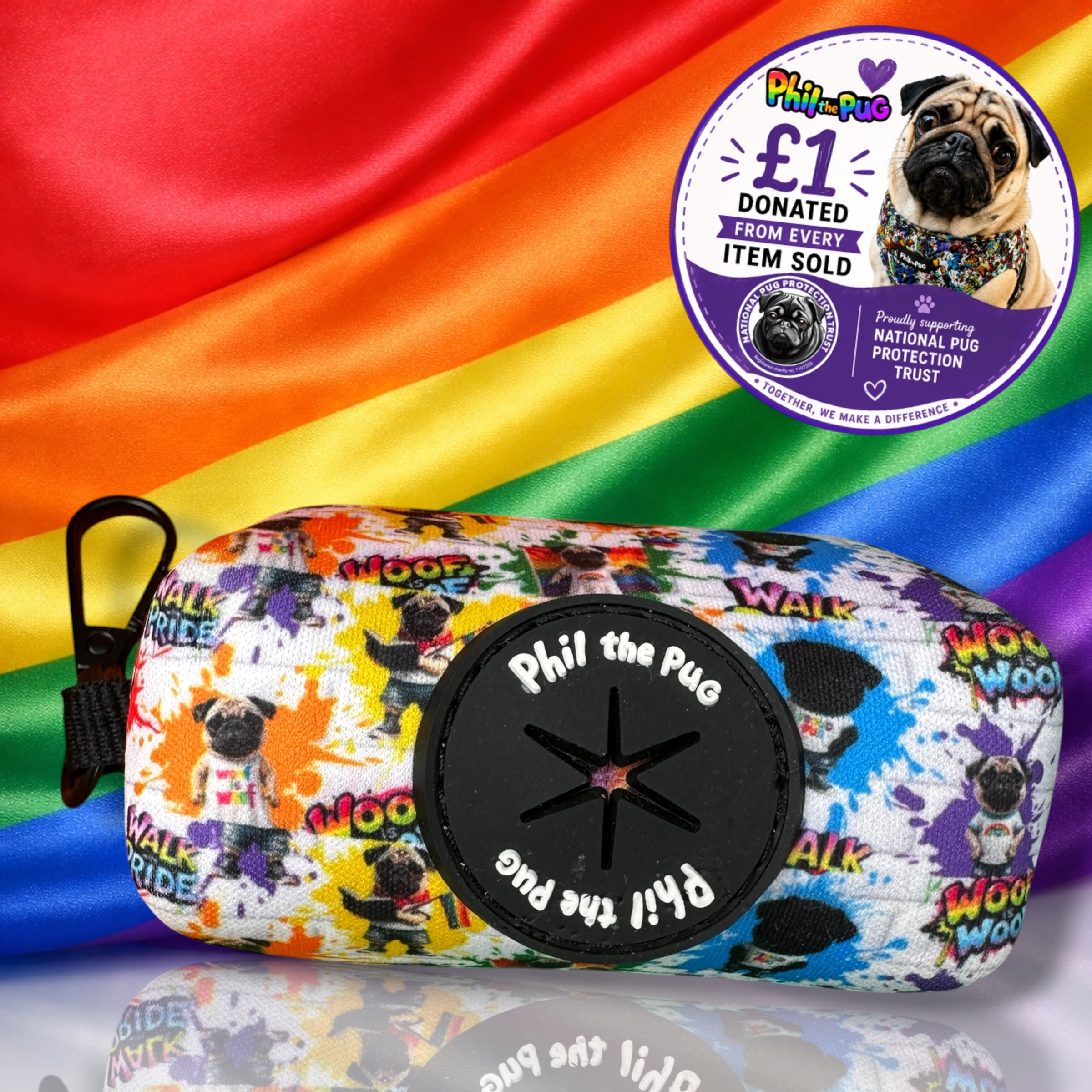 🌈 Phil’s Pride Parade Poop Bag Holder