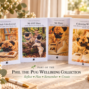 🌱 The Phil the Pug Wellbeing Collection – Complete Four-Book Gift Set