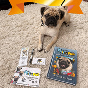 Phil the Pug - Born to be a Legend - Signed Edition - Hardback