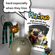 Phil the Pug - Phil and the Cat who Almost Liked Him - Signed Edition - Children's Paperback Book