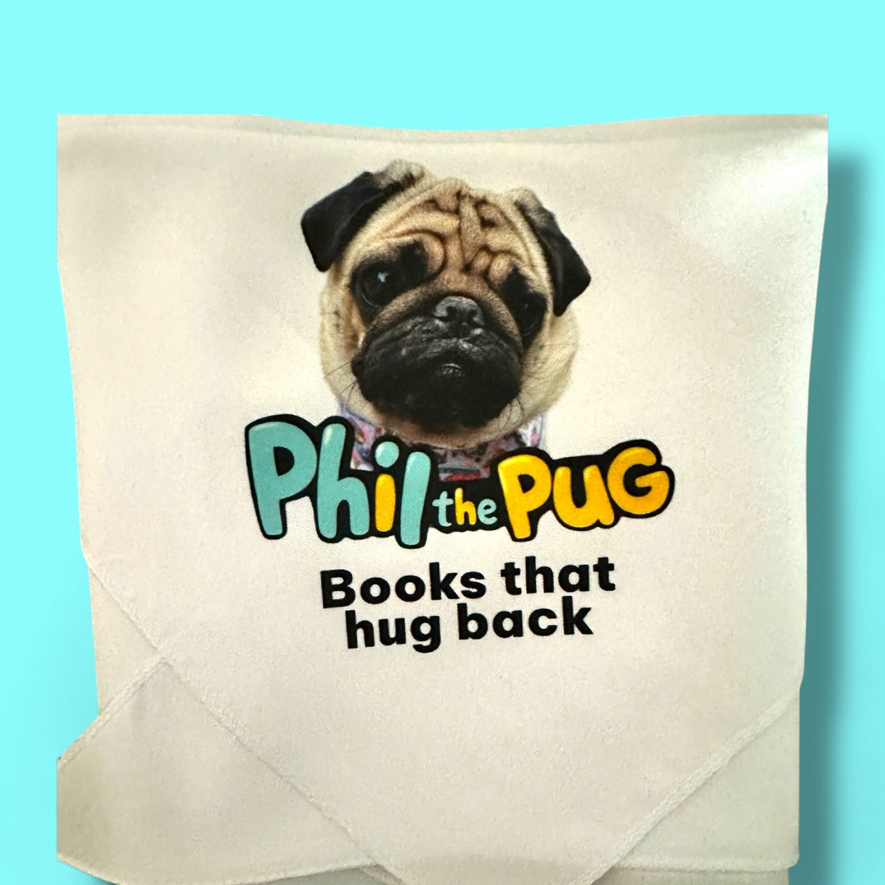 "Books That Hug Back" Tie-On Bandana - Small to Medium Dogs