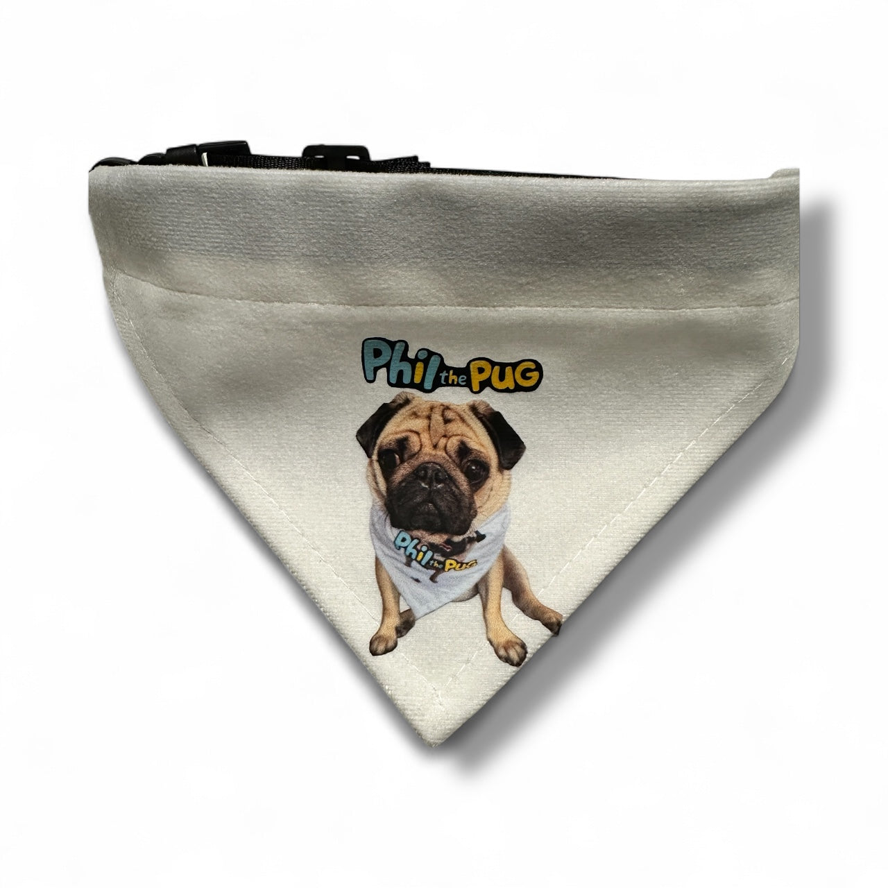 Phil's Signature Bandana with Adjustable Nylon Collar - Small & Medium Sizes