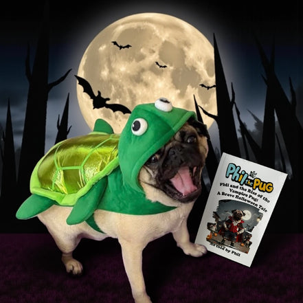 Phil and the Rise of the Vampire Pug: A Halloween Tale - Signed Children's Paperback Book