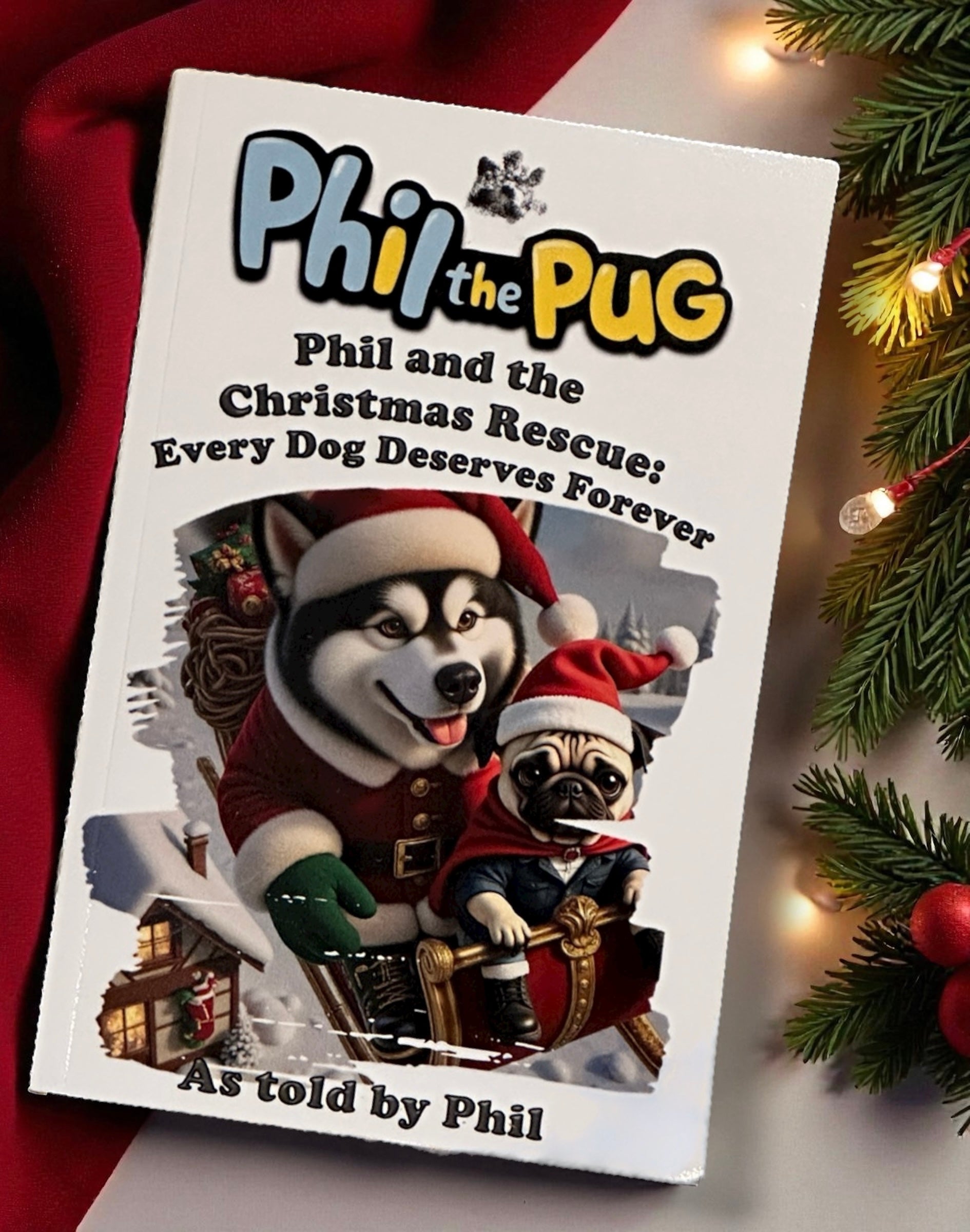 📖 Phil and the Christmas Rescue: Every Dog Deserves Forever (Signed Paperback Book Only)