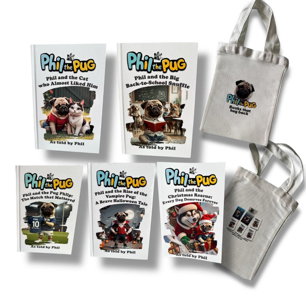 📚 Phil the Pug’s Story-time Deluxe Bundle (Children’s Bundle)