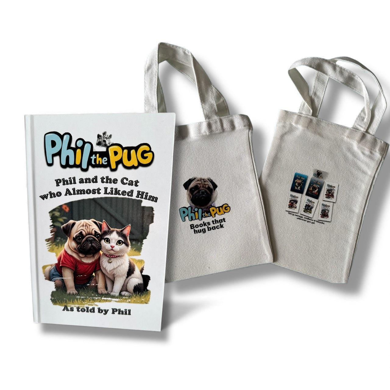 📖 Phil and the Cat Who Almost Liked Him + Tote