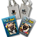 📖 Phil the Pug: The Puppy Chronicles & Born to be a Legend + Tote