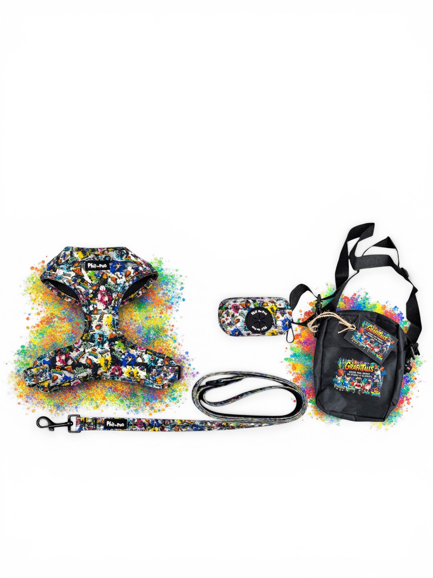 GraffiTales: Phil's Ultimate Urban Crew Collection & Unisex Crossbody Bag
