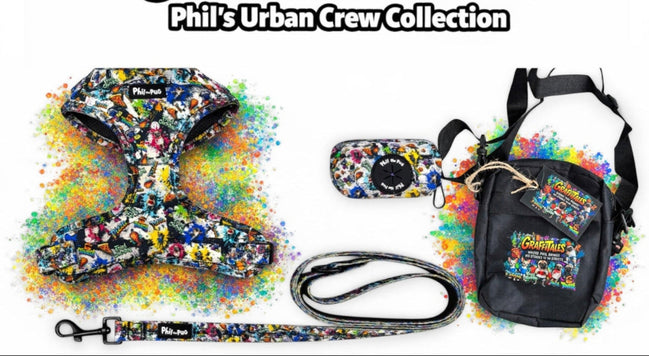 GraffiTales: Phil's Ultimate Urban Crew Collection & Unisex Crossbody Bag